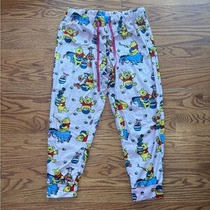 Disney Winnie the Pooh Pink Pajama Bottoms